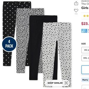 The Children's Place Leggings for Girls size XS (4) multipack